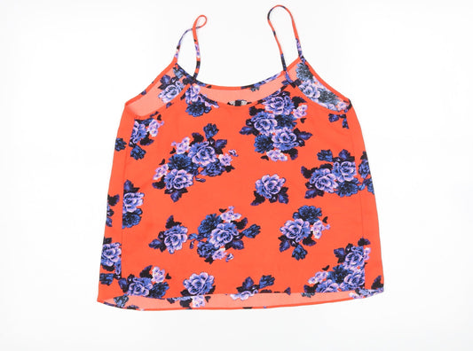 Papaya Womens Multicoloured Floral  Basic Blouse Size 8