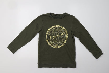 George Girls Green   Pullover Sweatshirt Size 12 Years