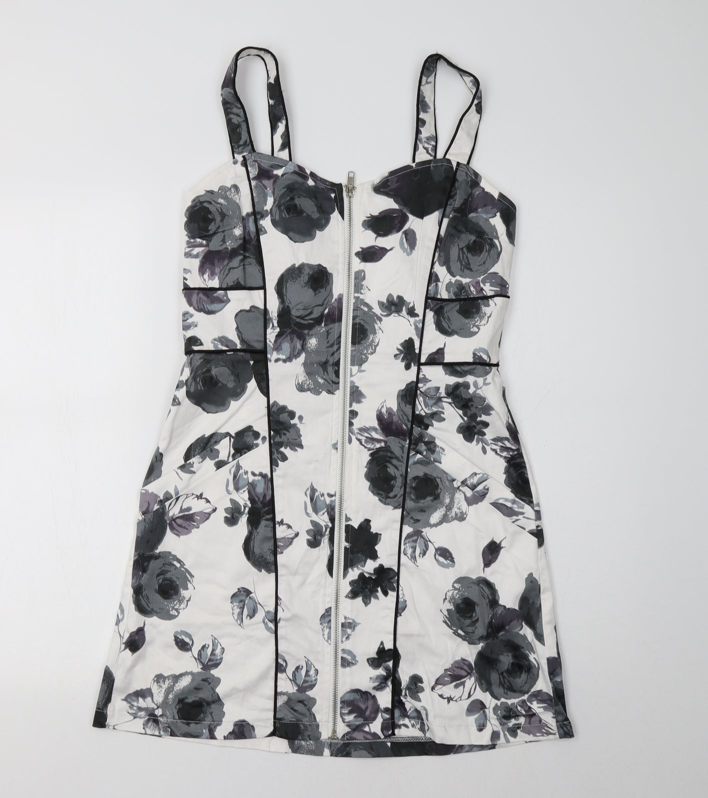 Apricot Womens Grey Floral  Bodycon  Size S