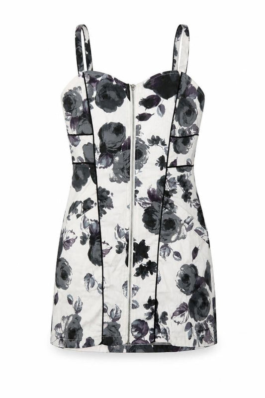 Apricot Womens Grey Floral  Bodycon  Size S