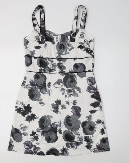 Apricot Womens Grey Floral  Bodycon  Size S