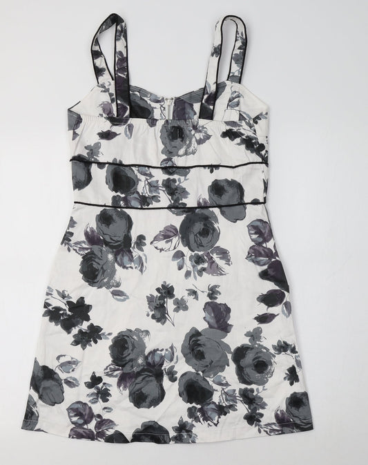 Apricot Womens Grey Floral  Bodycon  Size S