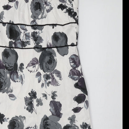 Apricot Womens Grey Floral  Bodycon  Size S