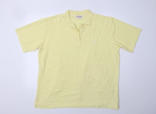 Bonmarché Womens Yellow   Basic T-Shirt Size XL