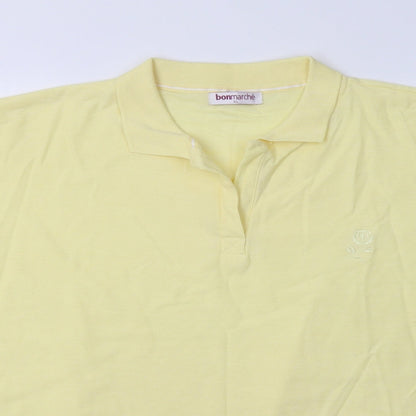 Bonmarché Womens Yellow   Basic T-Shirt Size XL