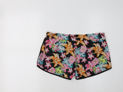 Womens UK Size L Preworn Regular Fit Compression Shorts