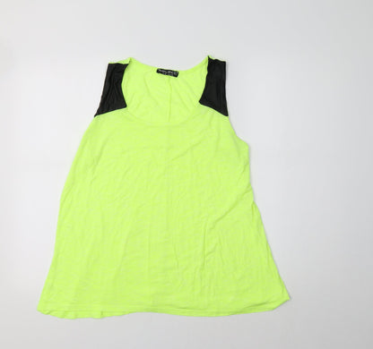 Womens UK Size 16 Select Green Basic Tank