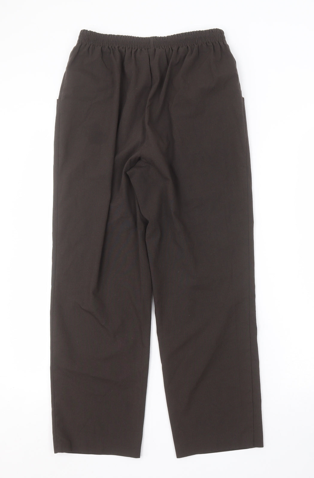 Womens UK Size 12 Preworn Regular Fit  Brown Trousers