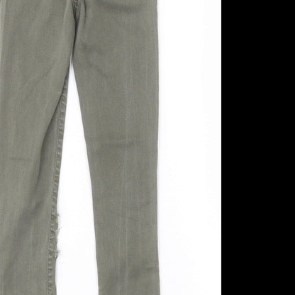 New Look Womens Green   Skinny Jeans Size 10 L25 in