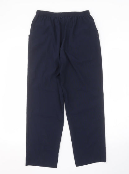 Womens UK Size 12 Preworn Regular Fit  Blue Trousers