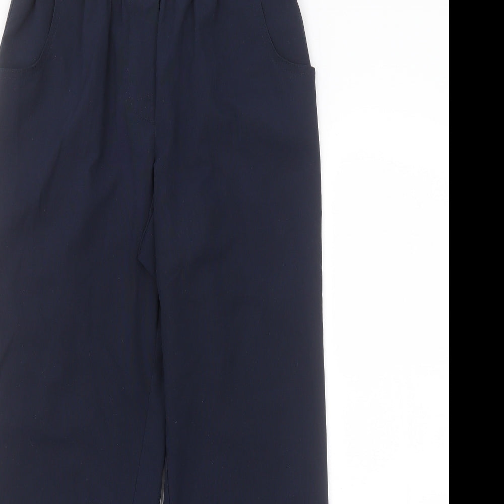 Womens UK Size 12 Preworn Regular Fit  Blue Trousers