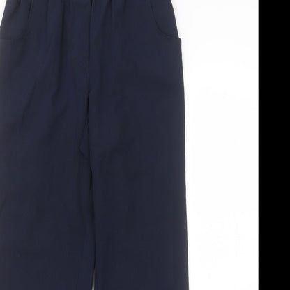 Womens UK Size 12 Preworn Regular Fit  Blue Trousers
