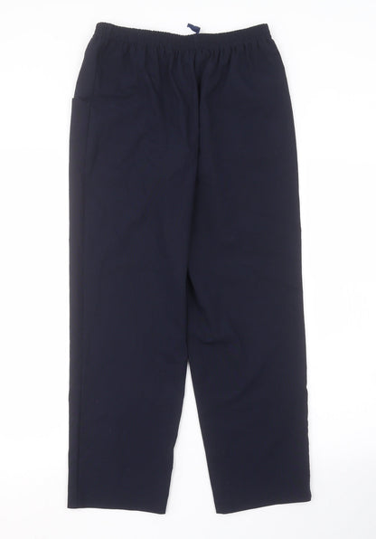 Womens UK Size 12 Preworn Regular Fit  Blue Trousers