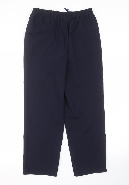 Womens UK Size 12 Preworn Regular Fit  Blue Trousers