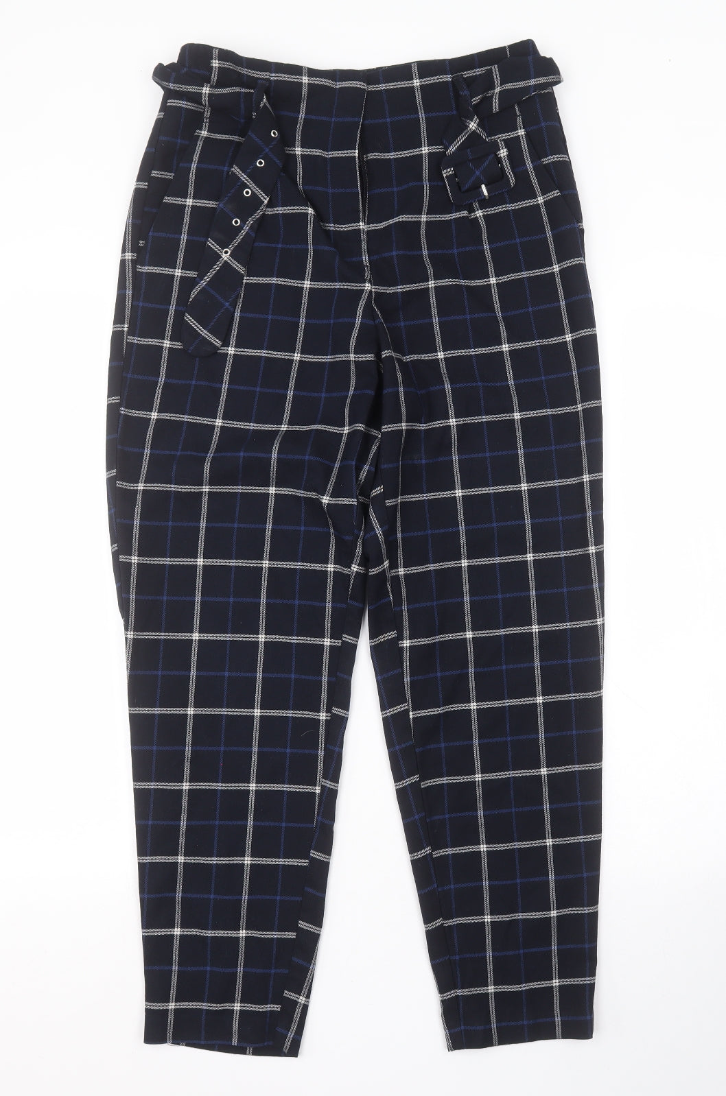 F&F Womens Blue Camouflage  Trousers  Size 10 L26 in