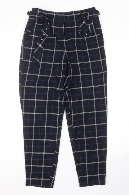 F&F Womens Blue Camouflage  Trousers  Size 10 L26 in