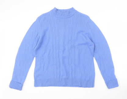 Womens UK Size 18 Preworn Blue Pullover Jumper