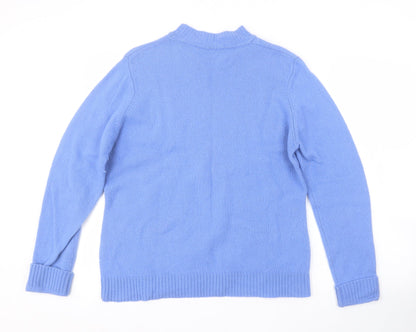 Womens UK Size 18 Preworn Blue Pullover Jumper