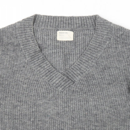 BROWNIE Mens Grey   Pullover Jumper Size S