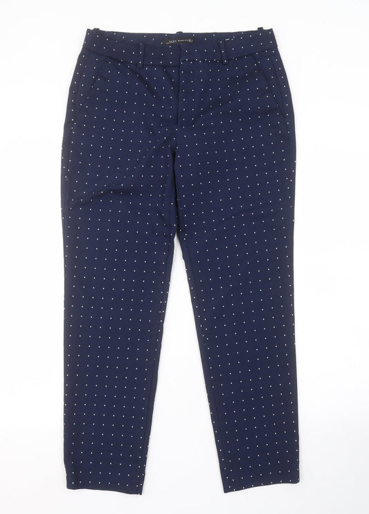 Womens UK Size M Zara Regular Fit  Blue Trousers