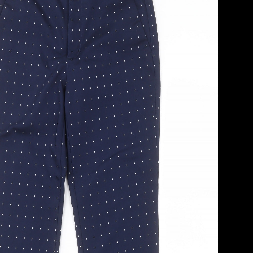 Womens UK Size M Zara Regular Fit  Blue Trousers