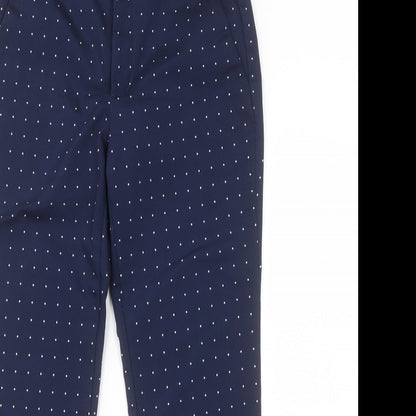 Womens UK Size M Zara Regular Fit  Blue Trousers