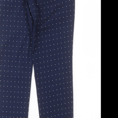Womens UK Size M Zara Regular Fit  Blue Trousers