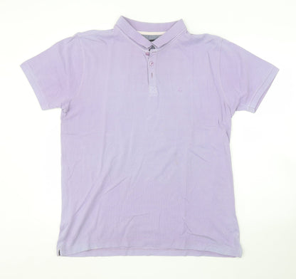 Lindbergh Mens Purple    Polo