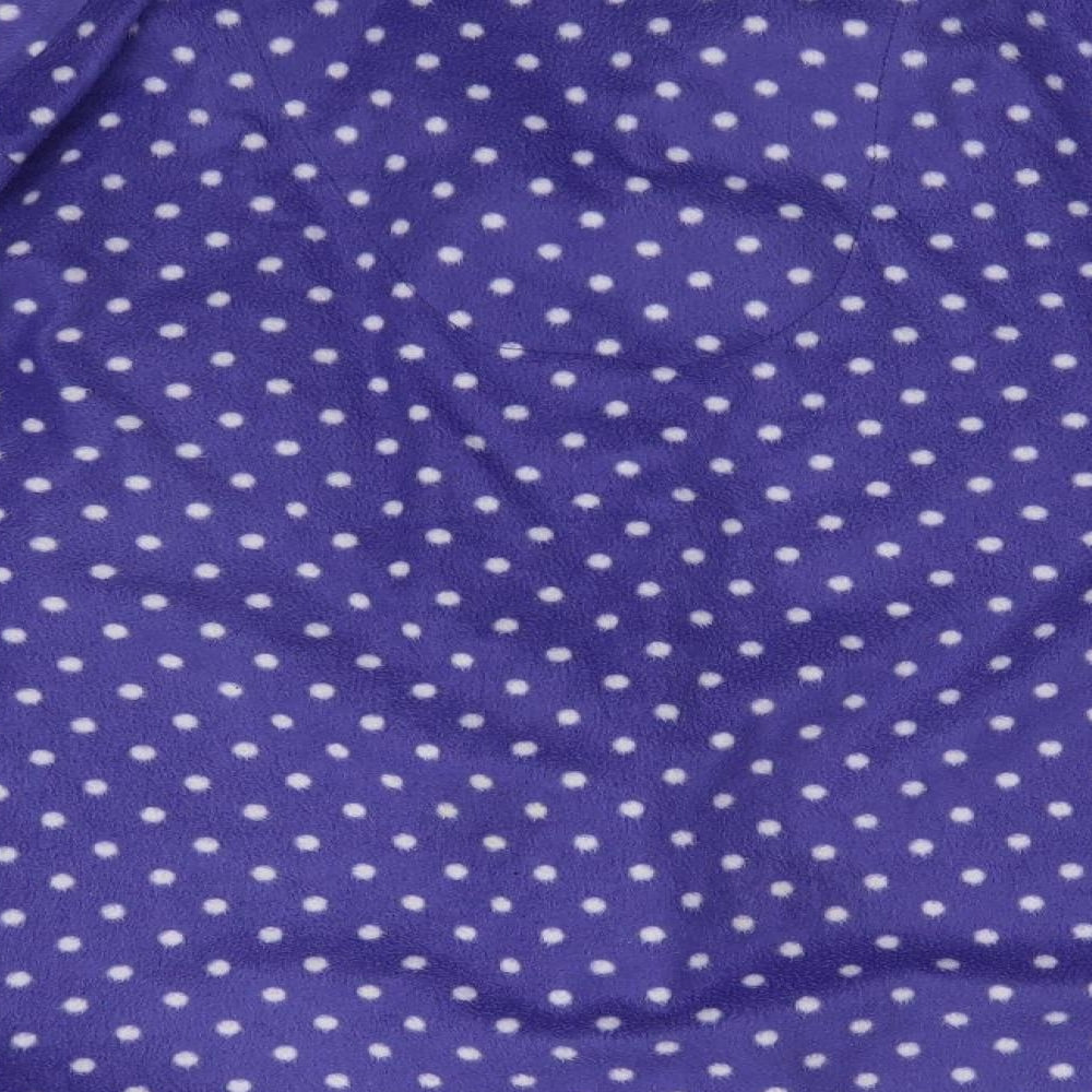 Karen Neuburger Womens Purple Polka Dot   Pyjama Top Size XL