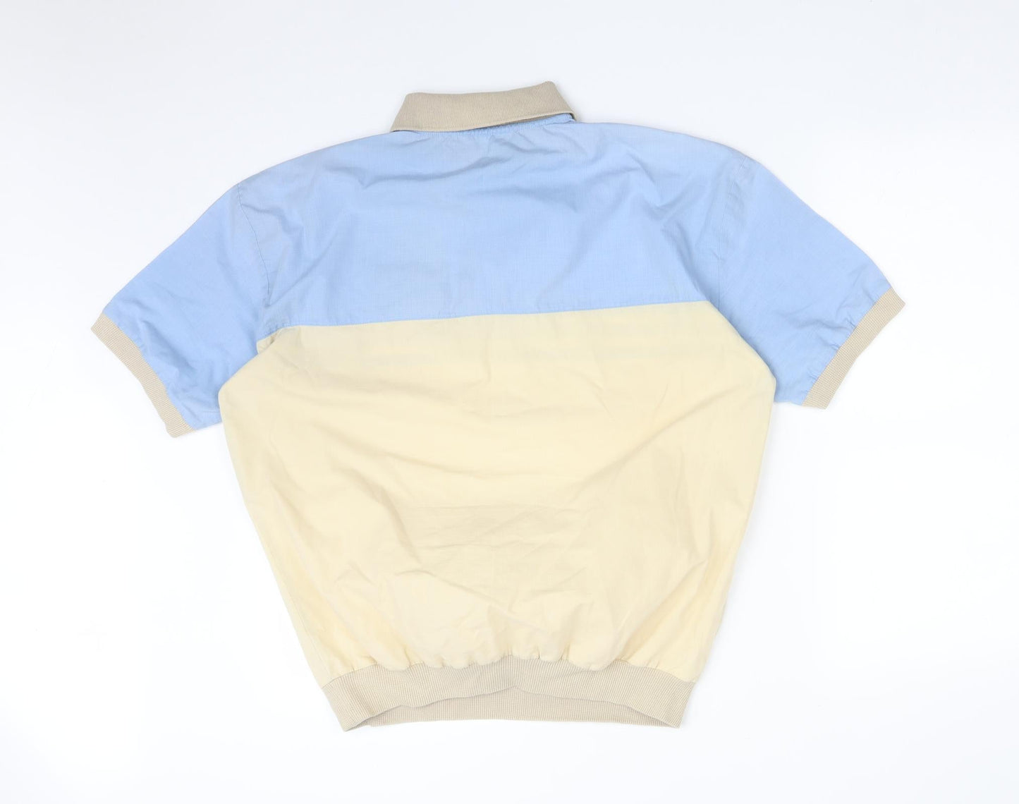 THE COLLECTION Mens Multicoloured Colourblock   Polo Size M