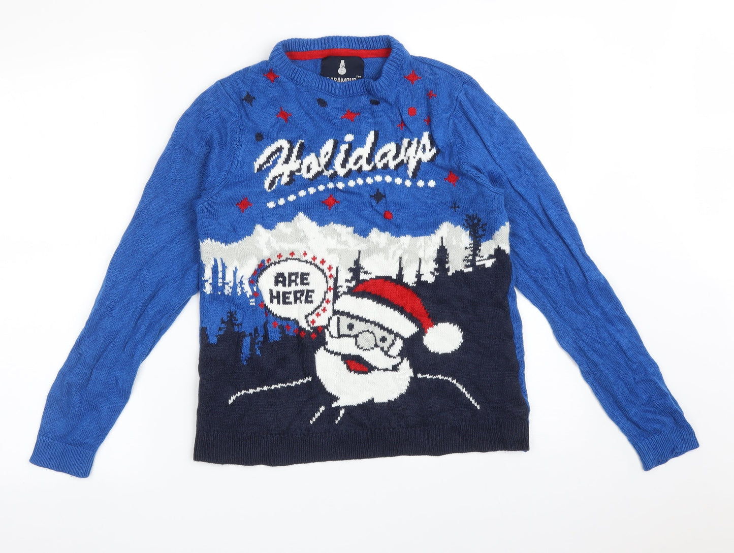PARAMOUR Boys Multicoloured   Pullover Sweatshirt Size 13 Years  - CHRISTMAS HOLIDAYS ARE HERE