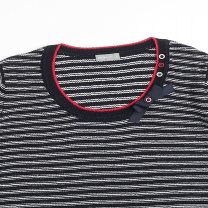 Womens UK Size L Per Una Multicoloured Basic T-Shirt