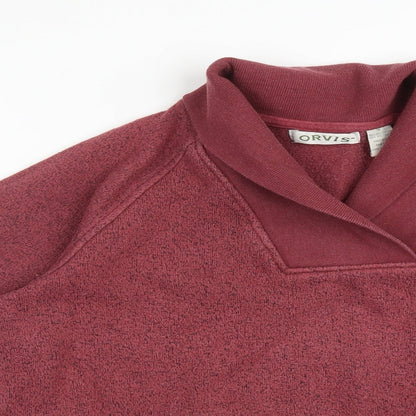 Orvis Mens Red   Pullover Jumper Size S