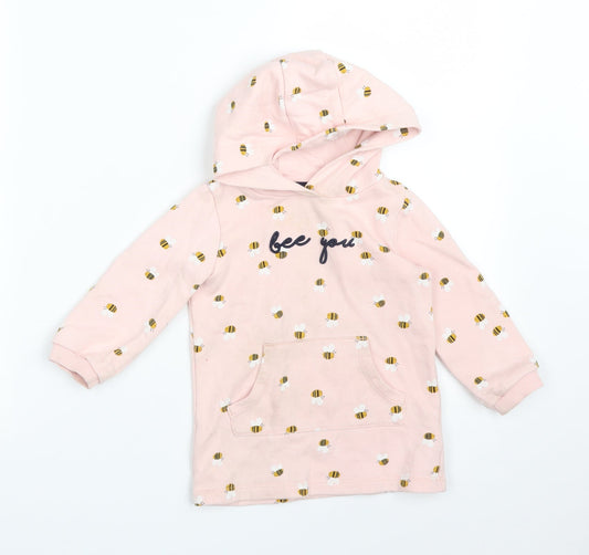 F&F  Pink Animal Print  Pullover Jumper Size 12-18 Months  - BEE YOU