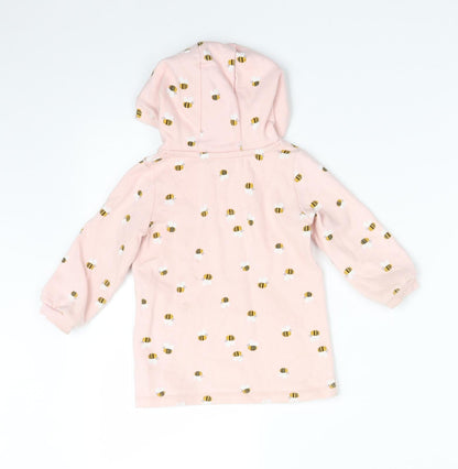 F&F  Pink Animal Print  Pullover Jumper Size 12-18 Months  - BEE YOU