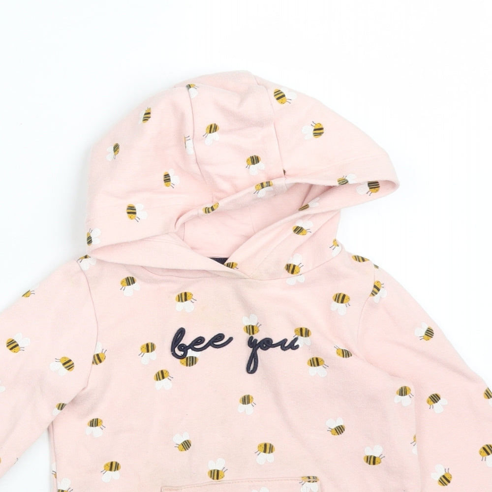 F&F  Pink Animal Print  Pullover Jumper Size 12-18 Months  - BEE YOU