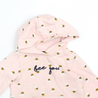 F&F  Pink Animal Print  Pullover Jumper Size 12-18 Months  - BEE YOU