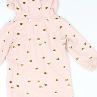 F&F  Pink Animal Print  Pullover Jumper Size 12-18 Months  - BEE YOU