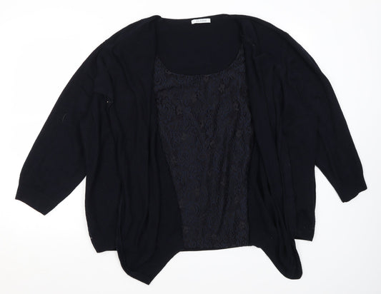 Womens UK Size 22 M&S Blue Pullover Jumper