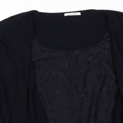 Womens UK Size 22 M&S Blue Pullover Jumper