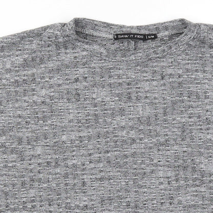 I SAW IT FIRST Womens Grey   Pullover Jumper Size S