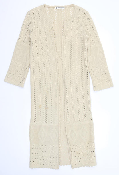 Modern Woman Womens Beige   Shrug Jumper Size 12
