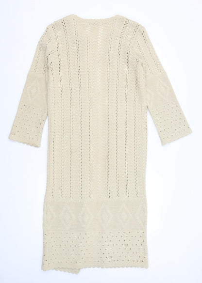 Modern Woman Womens Beige   Shrug Jumper Size 12