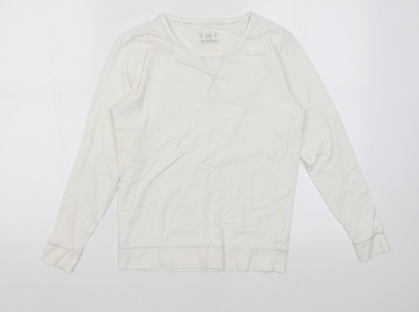 F&F Womens White   Pullover Jumper Size 6