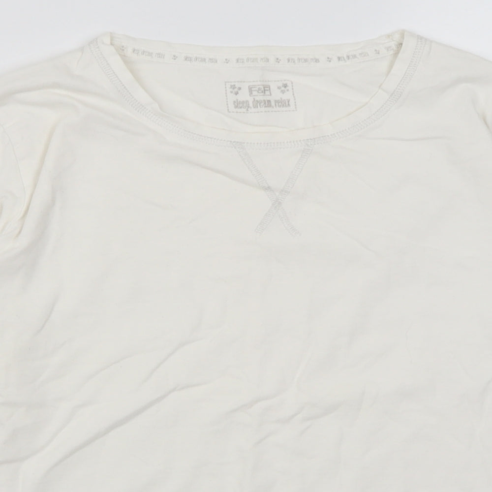 F&F Womens White   Pullover Jumper Size 6
