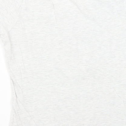 F&F Womens Grey   Basic T-Shirt Size 6  - Coffee