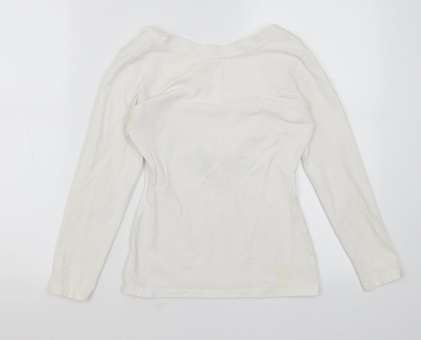 Wassyl Womens White   Basic T-Shirt Size XS