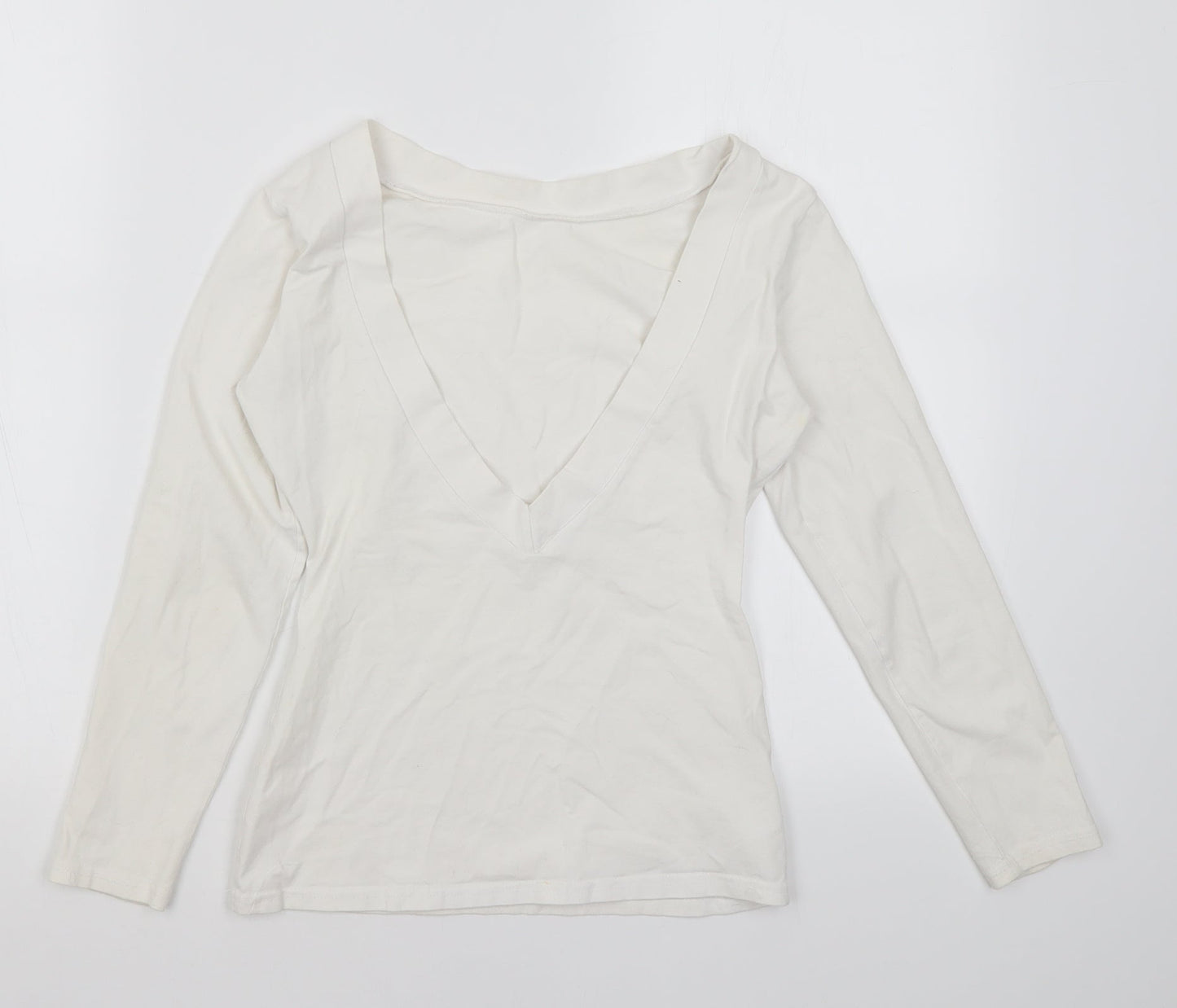 Wassyl Womens White   Basic T-Shirt Size XS