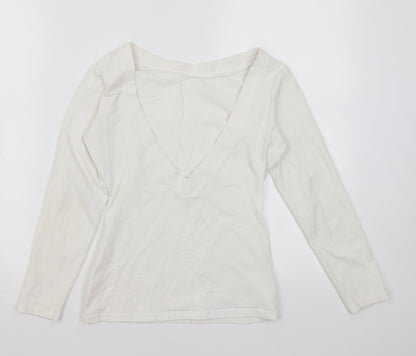 Wassyl Womens White   Basic T-Shirt Size XS
