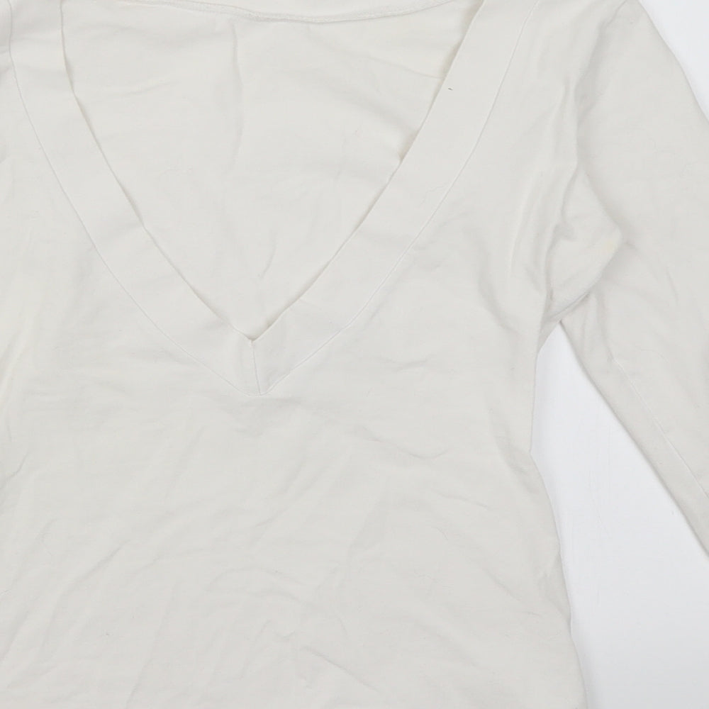 Wassyl Womens White   Basic T-Shirt Size XS